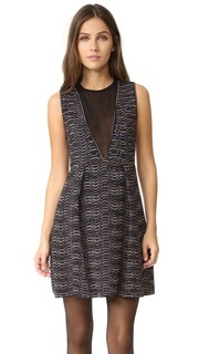 Платье с V-образной прозрачной вставкой M Missoni