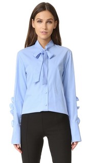 Блуза с оборчатыми рукавами Sjyp