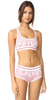 Современный бюстгальтер без косточек и без подкладки из хлопка Calvin Klein Underwear