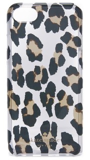Прозрачный чехол для iPhone 7 с леопардовым принтом Kate Spade New York