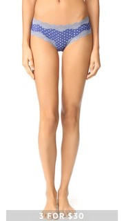 Дерзкие трусики с низкой талией из микрофибры и кружева Calvin Klein Underwear