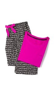 Подарочная пижама из фланели Calvin Klein Underwear