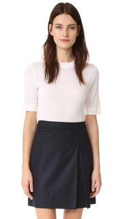 Футболка PURE DKNY с округлым вырезом и короткими рукавами