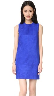 Замшевое платье-халат Dion Lee