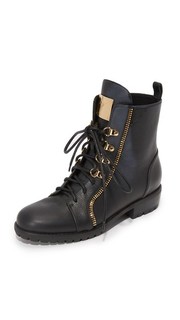 Кожаные армейские ботинки Giuseppe Zanotti