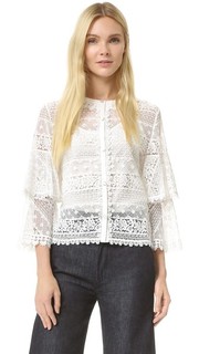 Кружевная блуза Desdemona Temperley London