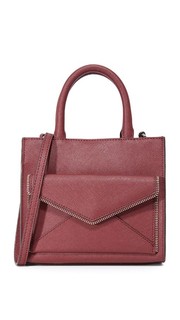 Миниатюрная объемная сумка с короткими ручками Leo Rebecca Minkoff
