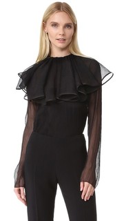 Блуза со съемным воротником Nina Ricci