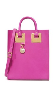 Миниатюрная объемная сумка с короткими ручками Sophie Hulme