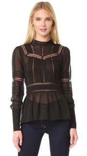 Кружевная блуза Lakewood в викторианском стиле Veronica Beard