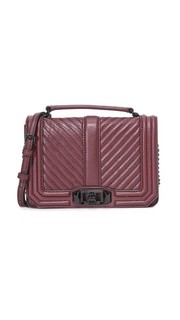 Стеганая сумка через плечо с шевронами Rebecca Minkoff