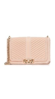 Бархатная сумка через плечо Love Rebecca Minkoff