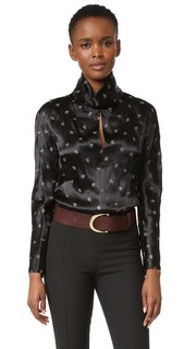 Атласная блуза Nina Ricci