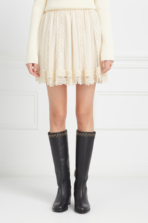 Юбка с кружевом Red Valentino