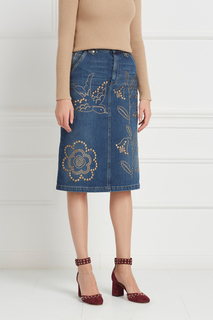 Юбка из денима Red Valentino