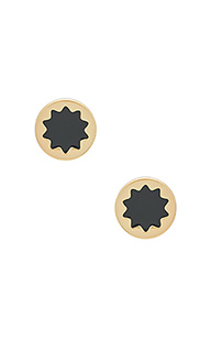 Enameled sunburst studs - House of Harlow 1960