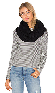 Fleece lined chunky knit scarf - Plush