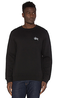 Свитшот с круглым вырезом basic stussy - Stussy