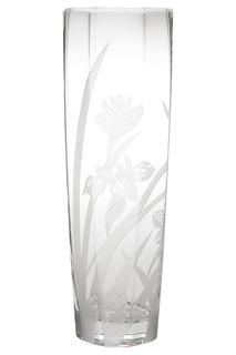 Ваза для цветов "Ирисы" 40 см Deco-Glass