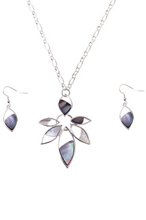 Комплект: колье, серьги Fiore Lune
