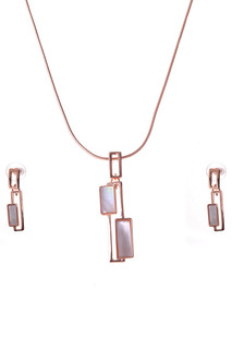 Комплект: колье, серьги Fiore Lune