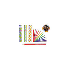 Цветные карандаши в тубе, 12 цветов (дизайн в ассортименте) Schreiber