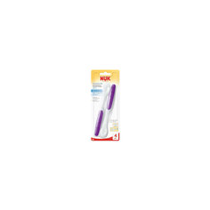 Ложка силиконовая Easy Learning Soft 2 шт., NUK, фиолетовый