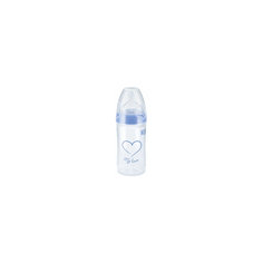 Бутылочка First Choice New Classic из ПП 250 мл + лат.соска  FC+ М р-р 2, NUK, голубой