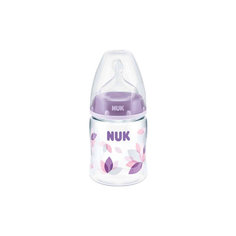 Бутылочка First Choice Plus пласт. (ПП) 150 мл с сил. соской  М р-р 1, NUK, фиолетовый