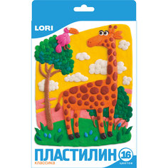 Пластилин «Классика» 16 цветов, 20 г Lori