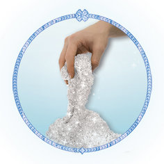 Песок для лепки "Холодное Сердце",  454 гр., с 2 формочками, Kinetic Sand