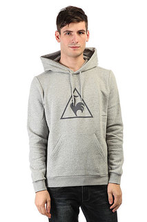 Толстовка кенгуру Le Coq Sportif Affutage Po Hood Brushed Light Heather