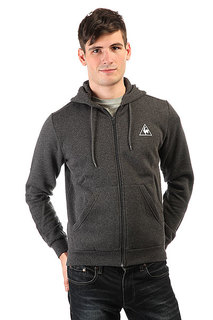 Толстовка классическая Le Coq Sportif Ailier Fz Hood Brushed Dark Heather Grey