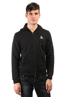 Толстовка классическая Le Coq Sportif Ailier Fz Hood Brushed Black