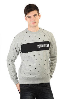 Толстовка классическая Nike SB Bluza X Ch Everett Grey