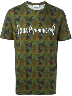 футболка с принтом логотипа Gosha Rubchinskiy ГОША РУБЧИНСКИЙ