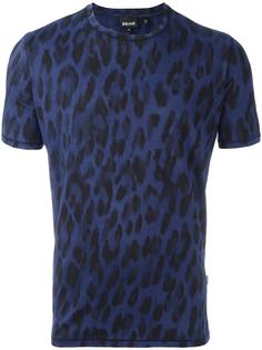 футболка с леопардовым принтом Just Cavalli