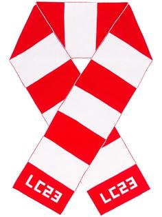шарф в полоску с логотипом Lc23