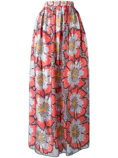 длинная юбка с цветочным принтом Tsumori Chisato