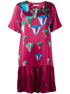 платье с принтом бриллиантов Tsumori Chisato
