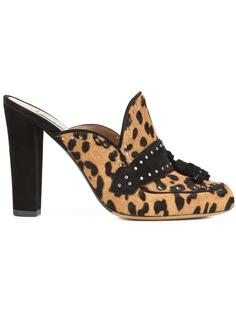 'Diana' leopard print mules Tabitha Simmons