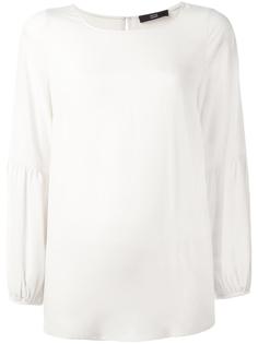 round neck shift blouse Steffen Schraut