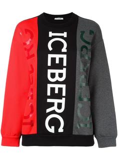 logo print sweatshirt Iceberg
