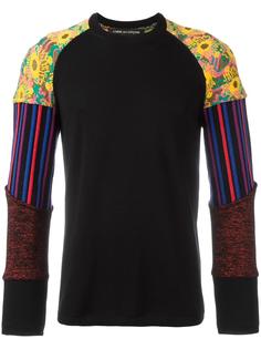 patchwork sleeves sweatshirt  Comme Des Garçons Homme Plus