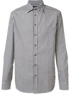 checked button down shirt Raf Simons