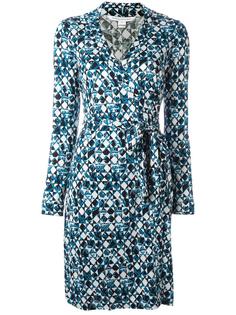 'Quartata Peacock' print dress Diane Von Furstenberg