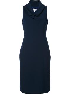 draped neck sleeveless dress Milly