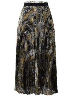 printed pleated skirt Roberto Cavalli