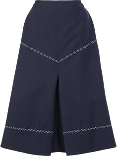 stitching detailing A-line skirt Ellery