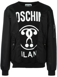 bomber patchwork sweatshirt Moschino